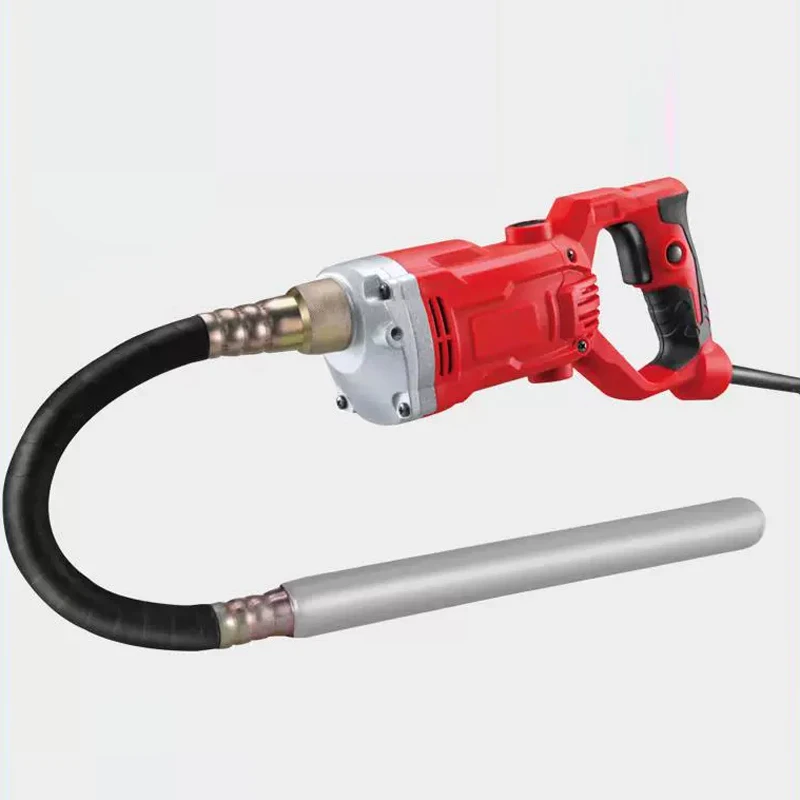 Heavy Equipment In Construction - เครื่องสั่นคอนกรีต 220V แบบมือถือ กำลังสูง 1200W สำหรับงานก่อสร้าง