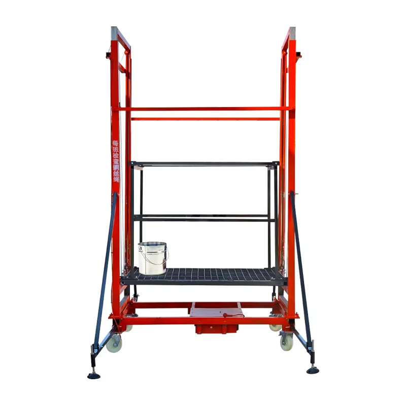 Heavy Equipment And Rentals - ลิฟท์นั่งร้านแบบเชิงพาณิชย์และอุตสาหกรรม Rise 8M รับน้ำหนักได้ 500 กิโลกรัม