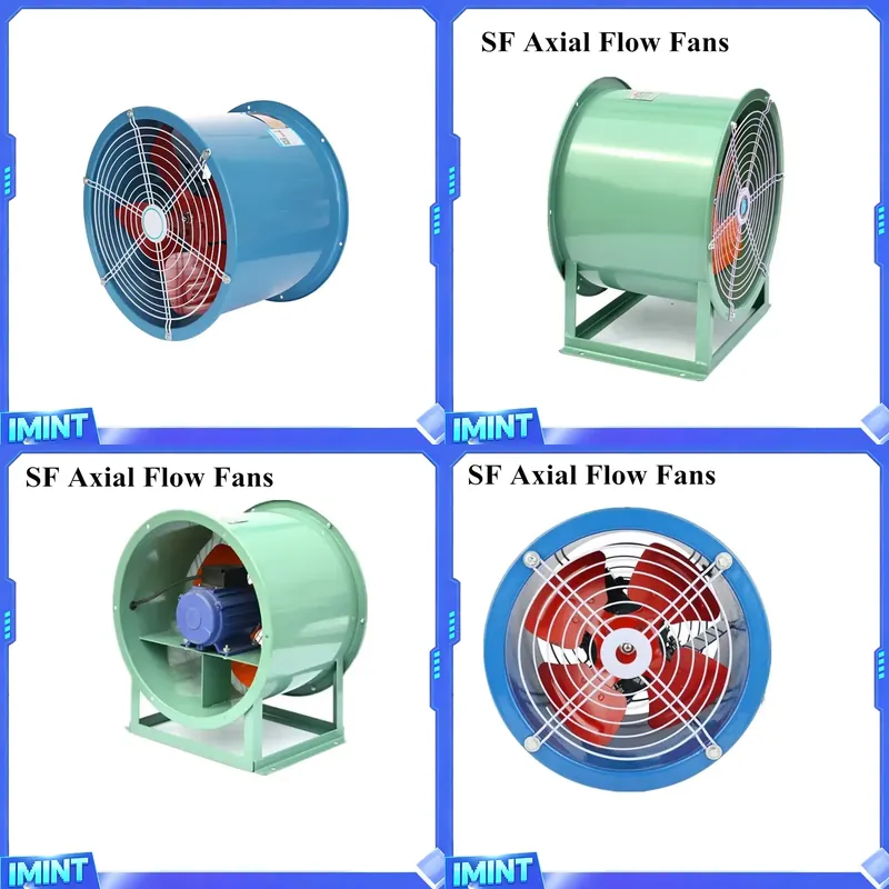 Exhaust Fan Industrial - พัดลมระบายอากาศอุตสาหกรรมโลหะ 220V AC 600 มม. แบบแกนหมุน