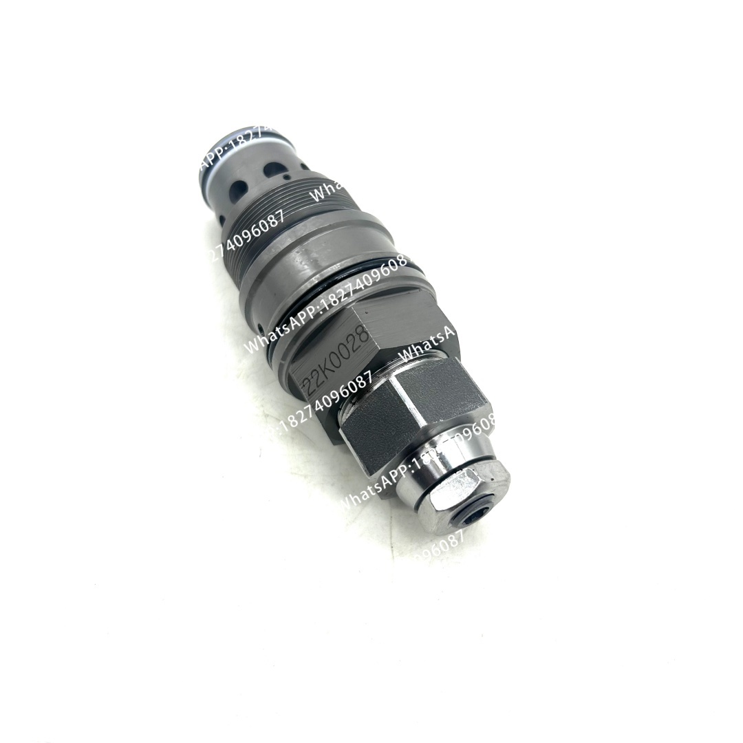 Heavy Equipment In Construction - วาล์วระบายแรงดันมอเตอร์ขับเคลื่อนรถขุดรุ่น R140W-9S/R150-7 หมายเลขอะไหล่ R901069097 สำหรับอุปกรณ์ก่อสร้างงานหนัก