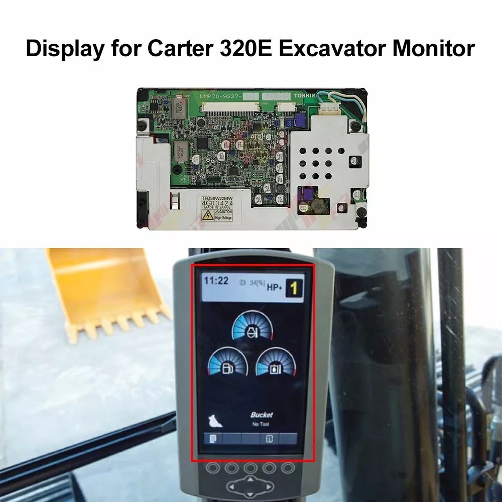 จอแสดงผลสำหรับรถขุด Carter E32 - Heavy Equipment Hitachi บทวิจารณ์และราคา