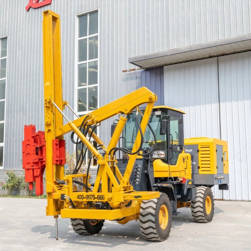 เครื่องตอกเสาเข็มไฮดรอลิกสำหรั - Heavy Equipment In Construction บทวิจารณ์และราคา