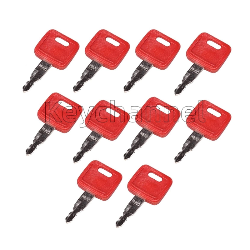 พวงกุญแจ 10 ชิ้น/ล็อตสีแดง Hea - Heavy Equipment Hitachi บทวิจารณ์และราคา