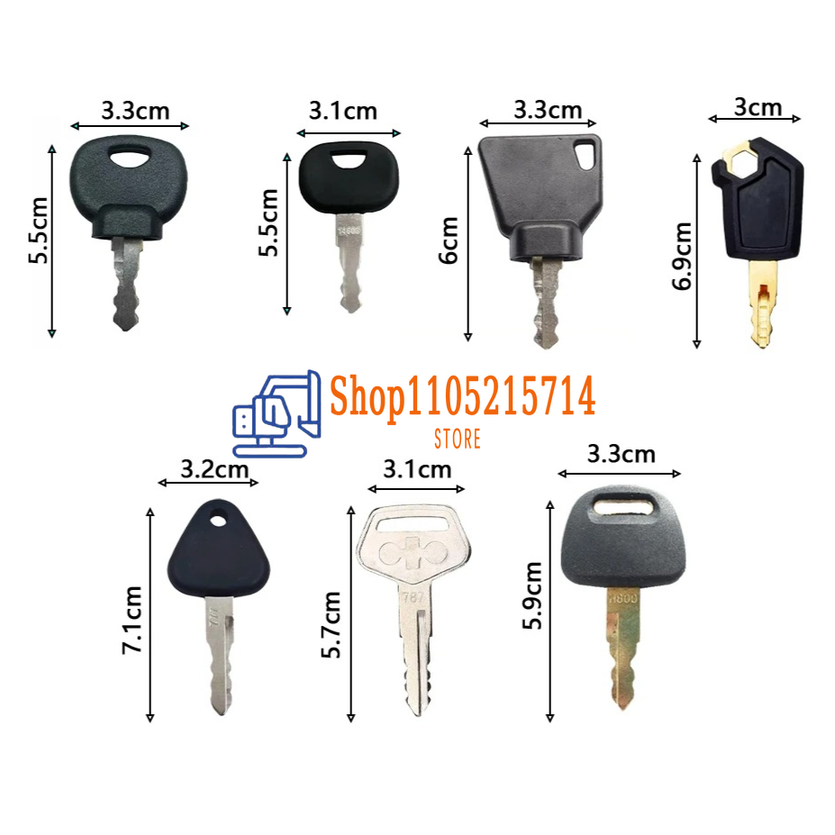 ชุดกุญแจสตาร์ทเครื่องจักรกลหนั - Heavy Equipment Hitachi บทวิจารณ์และราคา